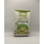 Ferm Fabrik, chips de lentilles, crème et oignon